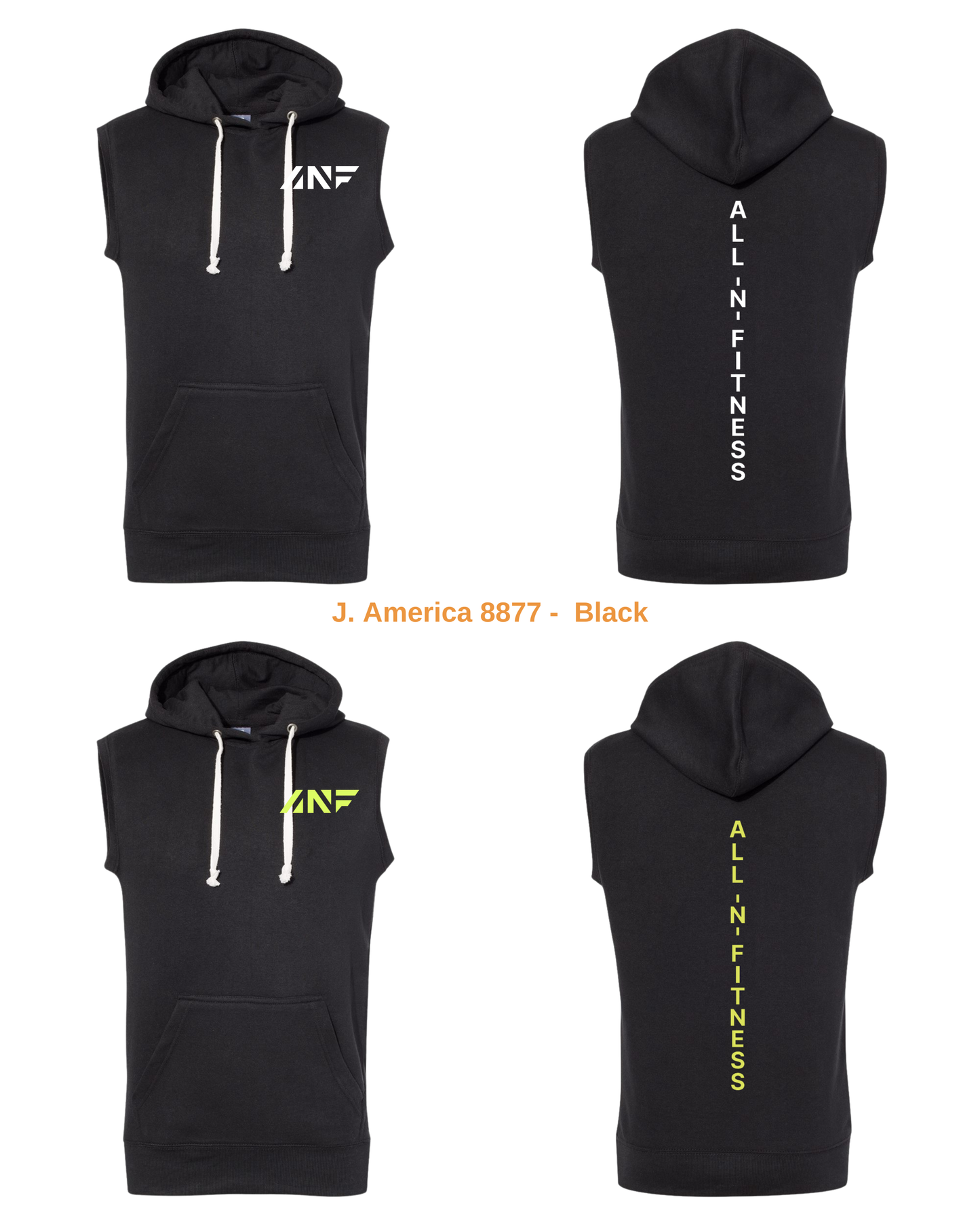 Men's Triblend Sleeveless Hooded Sweatshirt