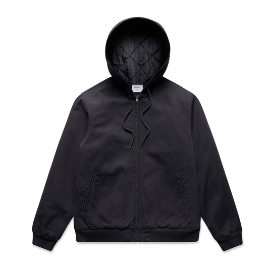 Canvas Bomber Hood Jacket | 5532