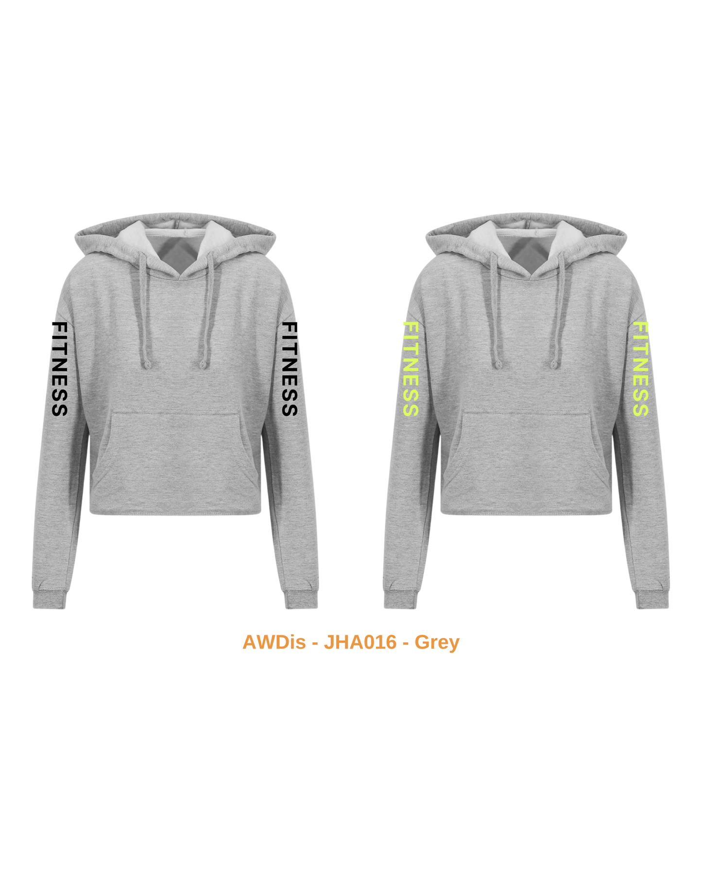 Women's Long Sleeved Cropped Hoodie