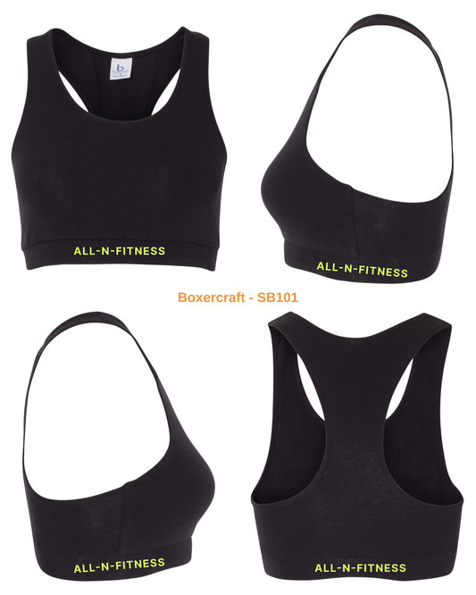 Women's Low Impact Black Sports Bra