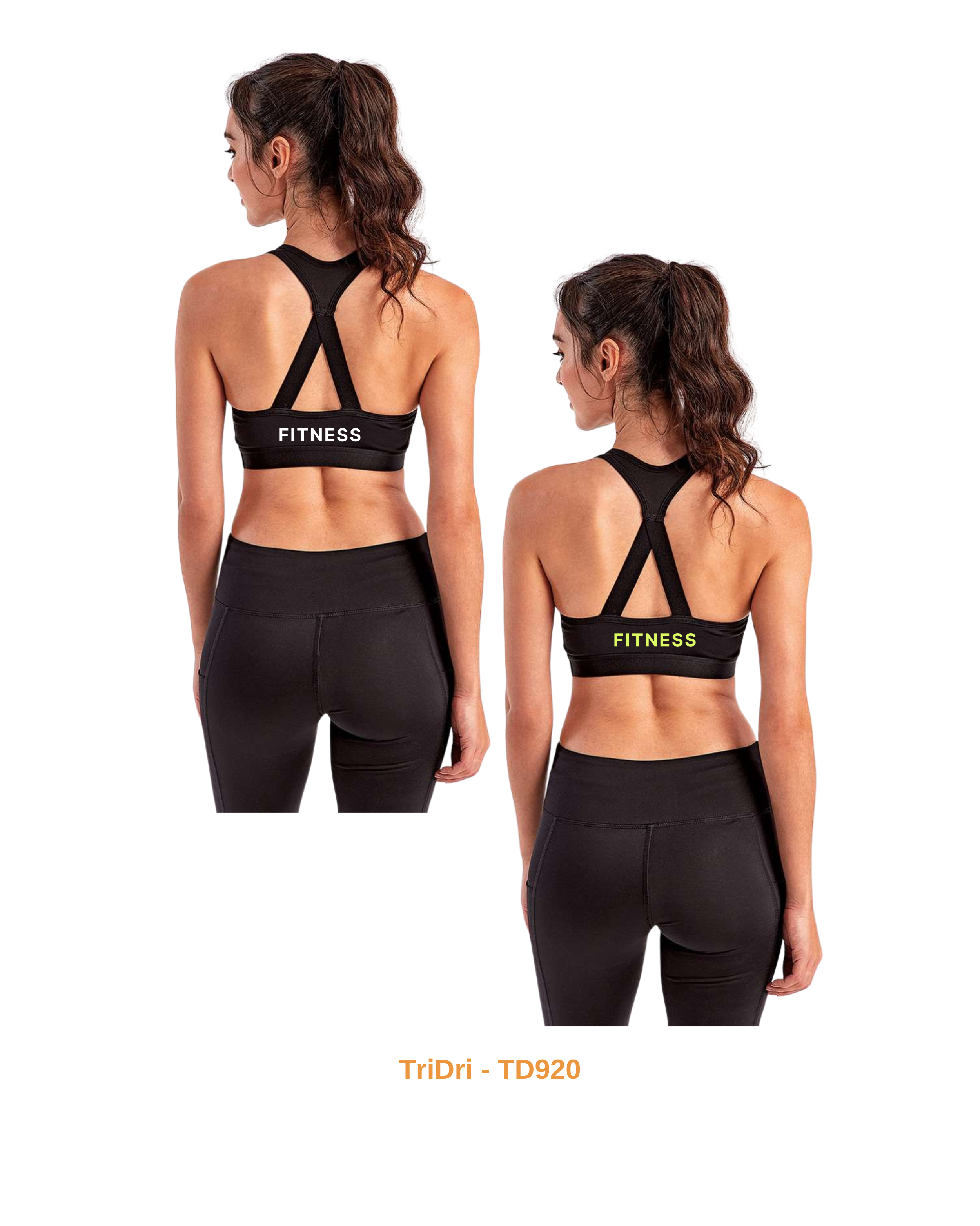 Women's Medium Impact Black Sports Bra