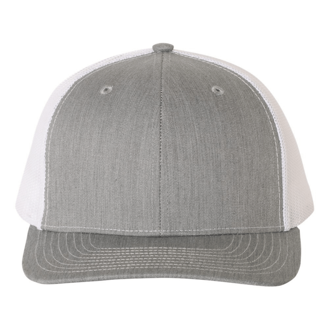 (Heather Grey White)